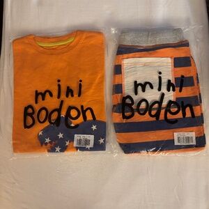 NIP New Mini Boden Shorts & Tee 11-12 Years